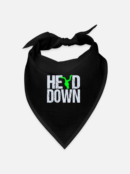 Skydiving, Skyive, Freefly, Fallschirm - Bandana Dreieckstuch - Schwarz