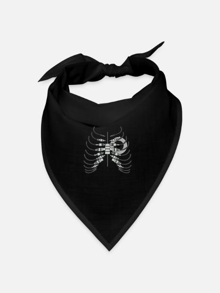 Tontechnik Toningenieur Tontechniker DJ Geschenk - Bandana Dreieckstuch - Schwarz