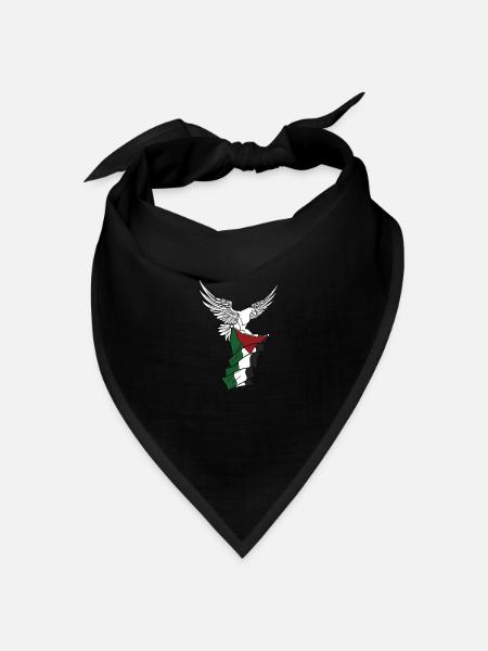 Freiheit für Palästina Palästinische Flagge Gaza - Bandana Dreieckstuch - Schwarz