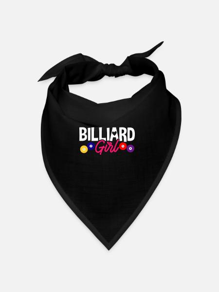 Billard Billard Pool - Bandana Dreieckstuch - Schwarz