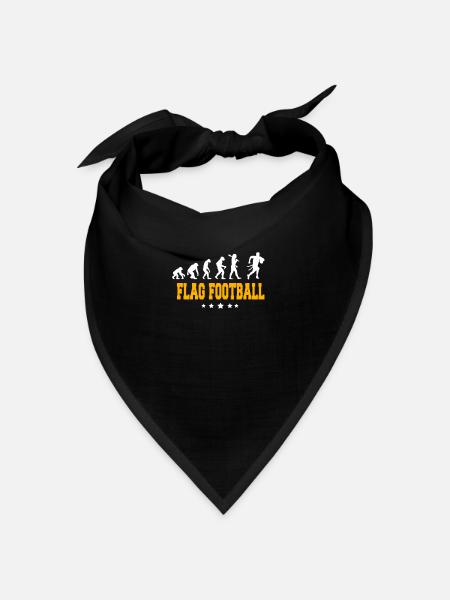 FLAG FOOTBALL - Bandana Dreieckstuch - Schwarz