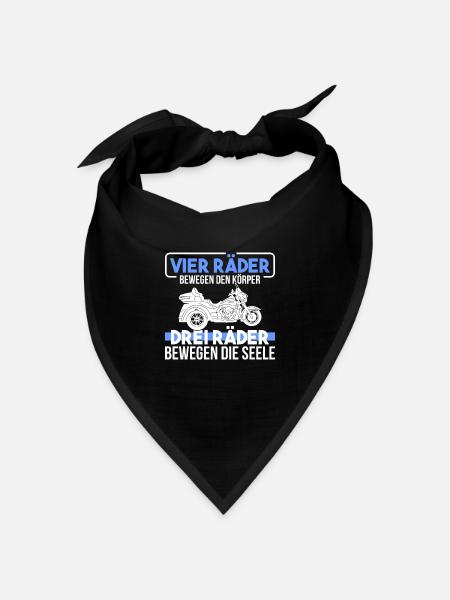 Trike - Bandana Dreieckstuch - Schwarz