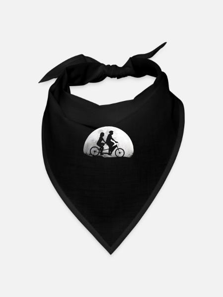 Tandemfahrrad Mond Tandem - Bandana Dreieckstuch - Schwarz