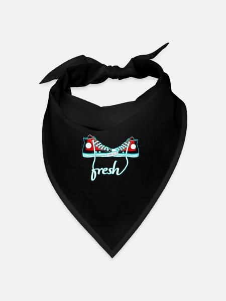 Sneakers - Bandana Dreieckstuch - Schwarz