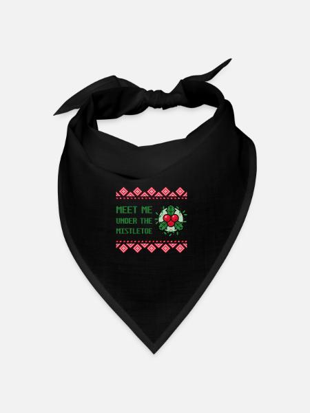 Ugly Christmas Ugly Sweater - Bandana Dreieckstuch - Schwarz