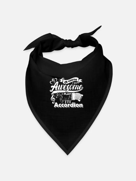 Akkordeon Super Akkordeon Spieler - Bandana Dreieckstuch - Schwarz