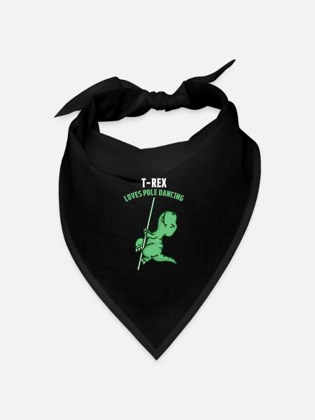 Pole Dance Dancing - Bandana Dreieckstuch - Schwarz