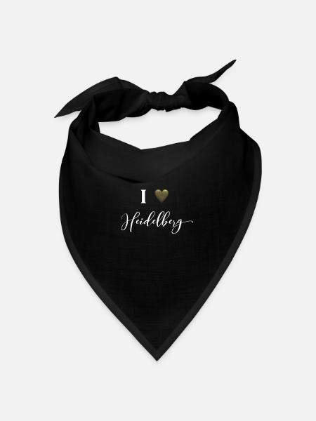HEIDELBERG - Bandana Dreieckstuch - Schwarz