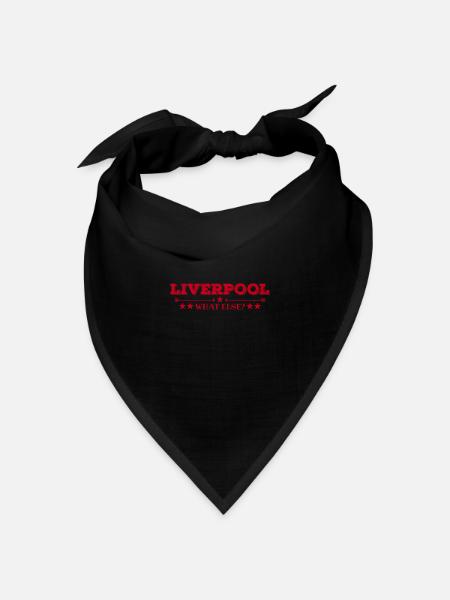Liverpool - Bandana Dreieckstuch - Schwarz