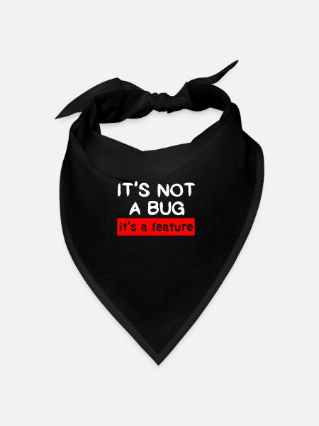 Programmierer - Coder - Hacker - IT - Bandana Dreieckstuch - Schwarz