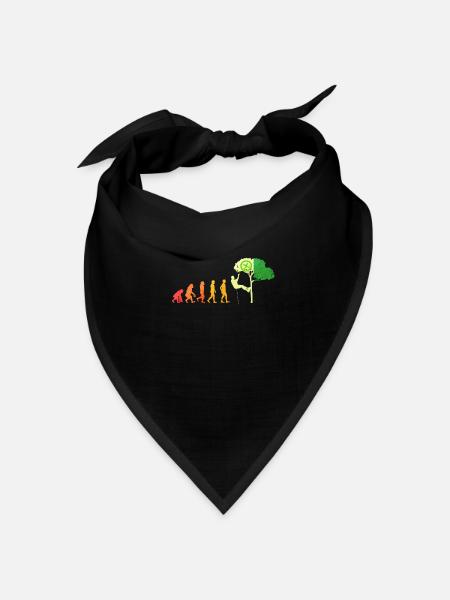 Baumpfleger Baumkletterer Förster Geschenk - Bandana Dreieckstuch - Schwarz