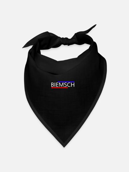 Zittau Oberland Spruch - Bandana Dreieckstuch - Schwarz