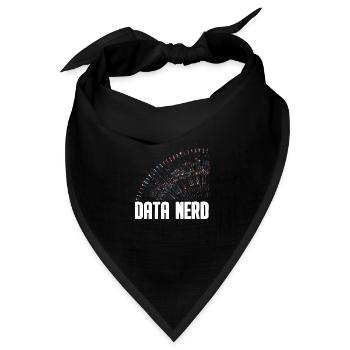 Data Science Analyst Data Scientist - Bandana Dreieckstuch - Schwarz - Vorne