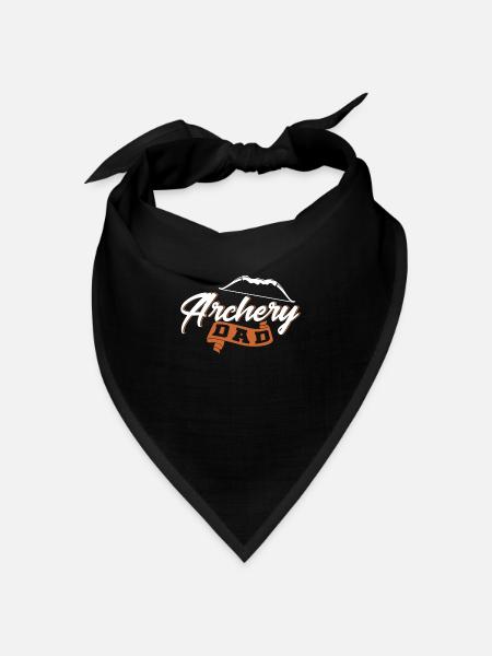 Bogenschütze Sport Bogenschütze Bogenschießen - Bandana Dreieckstuch - Schwarz