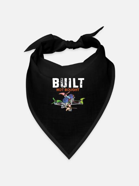 FPV Drone Pilot Freestyle & Racing Gift - Bandana Dreieckstuch - Schwarz