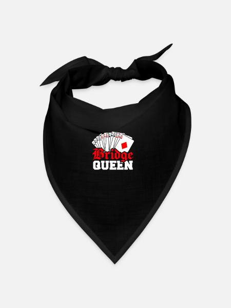 Bridge Queen - Bandana Dreieckstuch - Schwarz