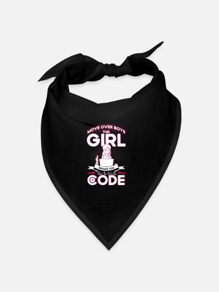 Softwareentwickler Entwickler Nerd Programmierer - Bandana Dreieckstuch - Schwarz