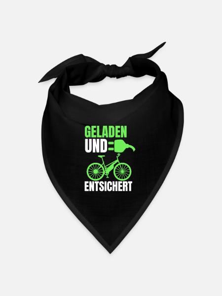 Geladen und Entsichert - Bandana Dreieckstuch - Schwarz
