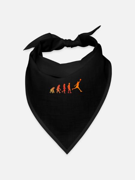 Evolution Basketball Basketballer Dunk Korbleger - Bandana Dreieckstuch - Schwarz