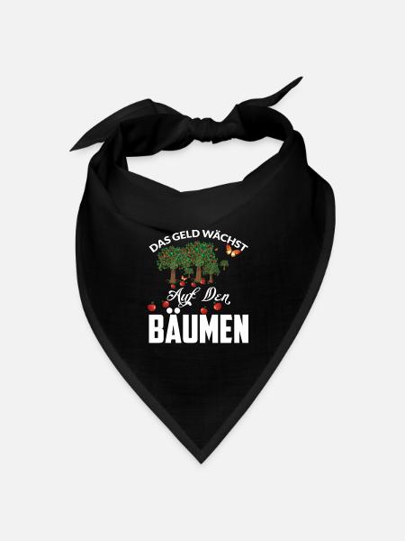 DAS GELD WÄCHST AUF DEN BÄUMEN - Bandana Dreieckstuch - Schwarz