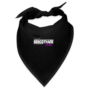 Die Bergstraße mein Lieblingsplatz in Hessen - Bandana Dreieckstuch - Schwarz - Vorne