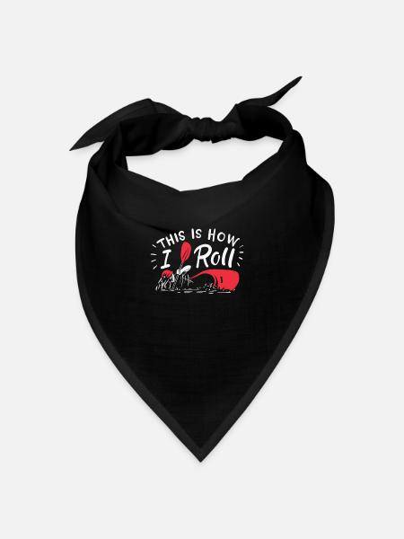 Kajak Kajakfahrer Kanu Ruderboot Kajakfahren - Bandana Dreieckstuch - Schwarz