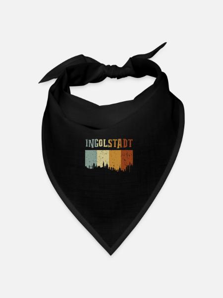 Ingolstadt - Bandana Dreieckstuch - Schwarz