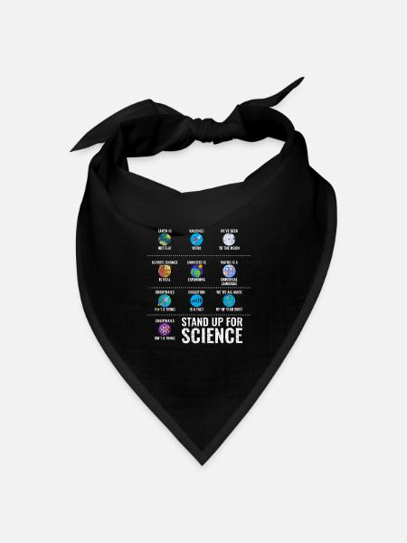 Klimawandel - Bandana Dreieckstuch - Schwarz
