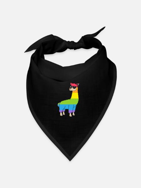 LGBT - Bandana Dreieckstuch - Schwarz