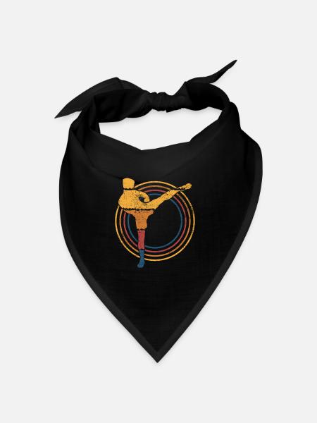 Kickboxen Kickboxer - Bandana Dreieckstuch - Schwarz