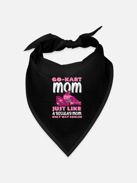 Go-Kart Mutter Kart Gokart Go Kart - Bandana Dreieckstuch - Schwarz