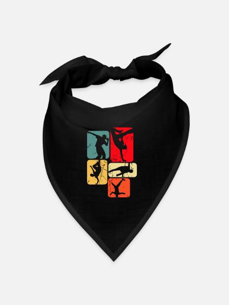 Breakdance Breakdancer Breakdancing - Bandana Dreieckstuch - Schwarz