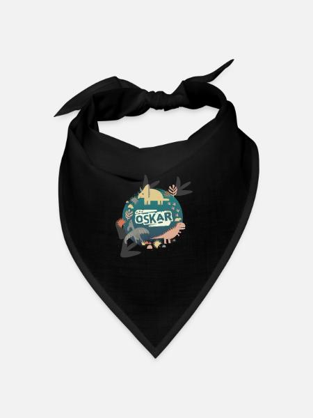 oskar dino pillow petrol - Bandana Dreieckstuch - Schwarz