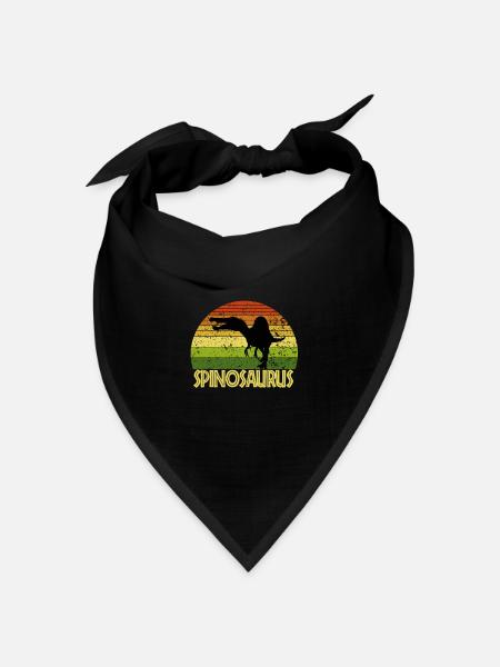 Spinosaurus - Bandana Dreieckstuch - Schwarz