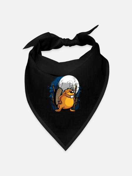 Bieber - Bandana Dreieckstuch - Schwarz