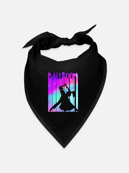 Ballroom Dance Shirt, Vintage Ballroom Dance, - Bandana Dreieckstuch - Schwarz