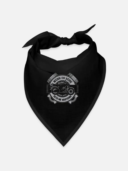 Simmi S51 Wenn du keine Besitzt - Bandana Dreieckstuch - Schwarz