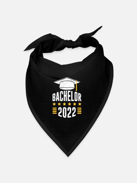 Bachelor 2022 Bachelorabschluss Bachelor - Bandana Dreieckstuch - Schwarz