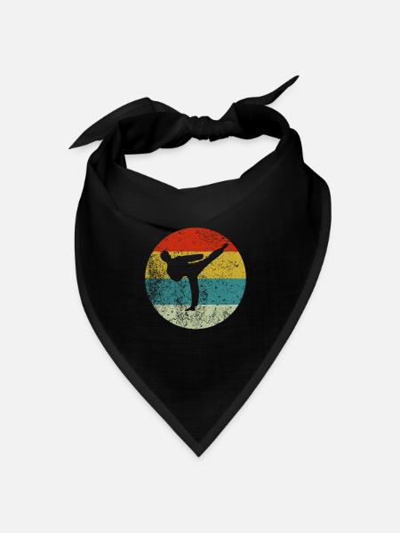 Taekwondo - Bandana Dreieckstuch - Schwarz