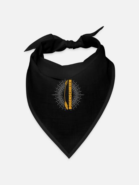 Bogenschütze Bogensport Pfeil Bogen Bogenschießen - Bandana Dreieckstuch - Schwarz