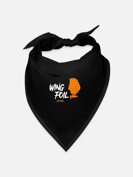 Wing Foil Zone Wing Surf Wingfoil - Bandana Dreieckstuch - Schwarz