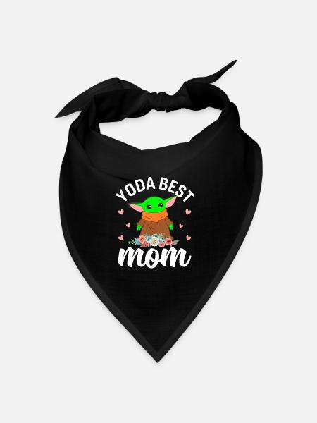 best mom. mothers day & mother day gift idea - Bandana Dreieckstuch - Schwarz