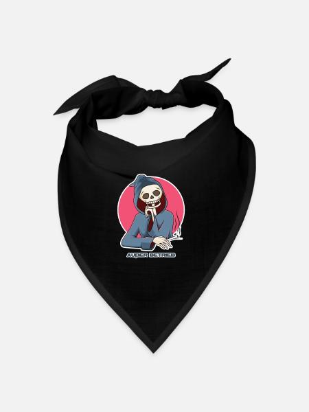 Außer Betrieb - Bandana Dreieckstuch - Schwarz