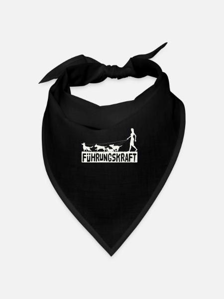 Führungskraft - Bandana Dreieckstuch - Schwarz