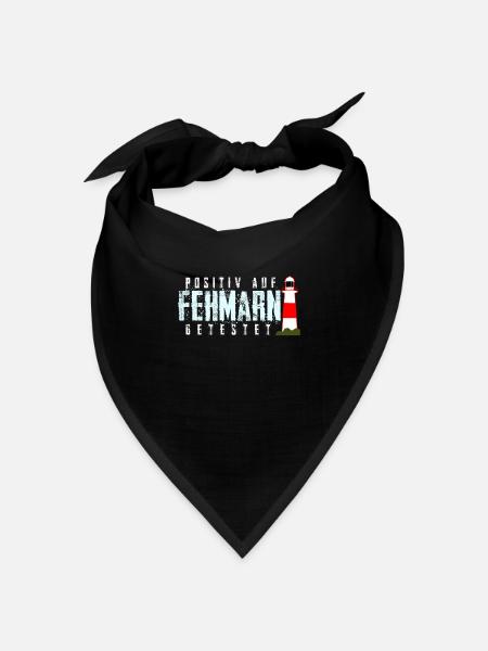 Fehmarn - Bandana Dreieckstuch - Schwarz