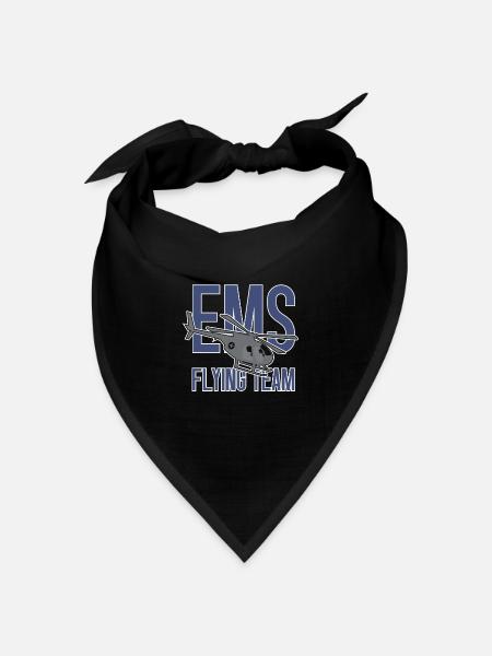 Helikopter Hubschrauber Pilot Heli - Bandana Dreieckstuch - Schwarz