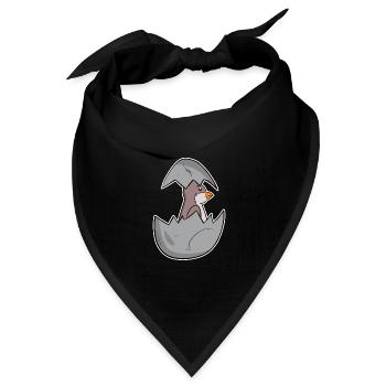 Baby Haussperling - Bandana Dreieckstuch - Schwarz - Vorne