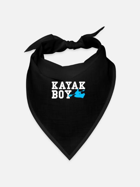 kayak boy - Bandana Dreieckstuch - Schwarz