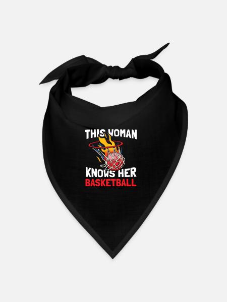 Basketball Basketballer - Bandana Dreieckstuch - Schwarz