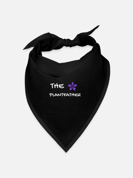 Pflanze Pater Botanische Sukkulente Botanikgarten - Bandana Dreieckstuch - Schwarz